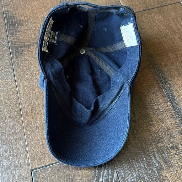 Twins Enterprise retired Cleveland Indians adjustable baseball hat navy blue chi - Picture 5 of 7